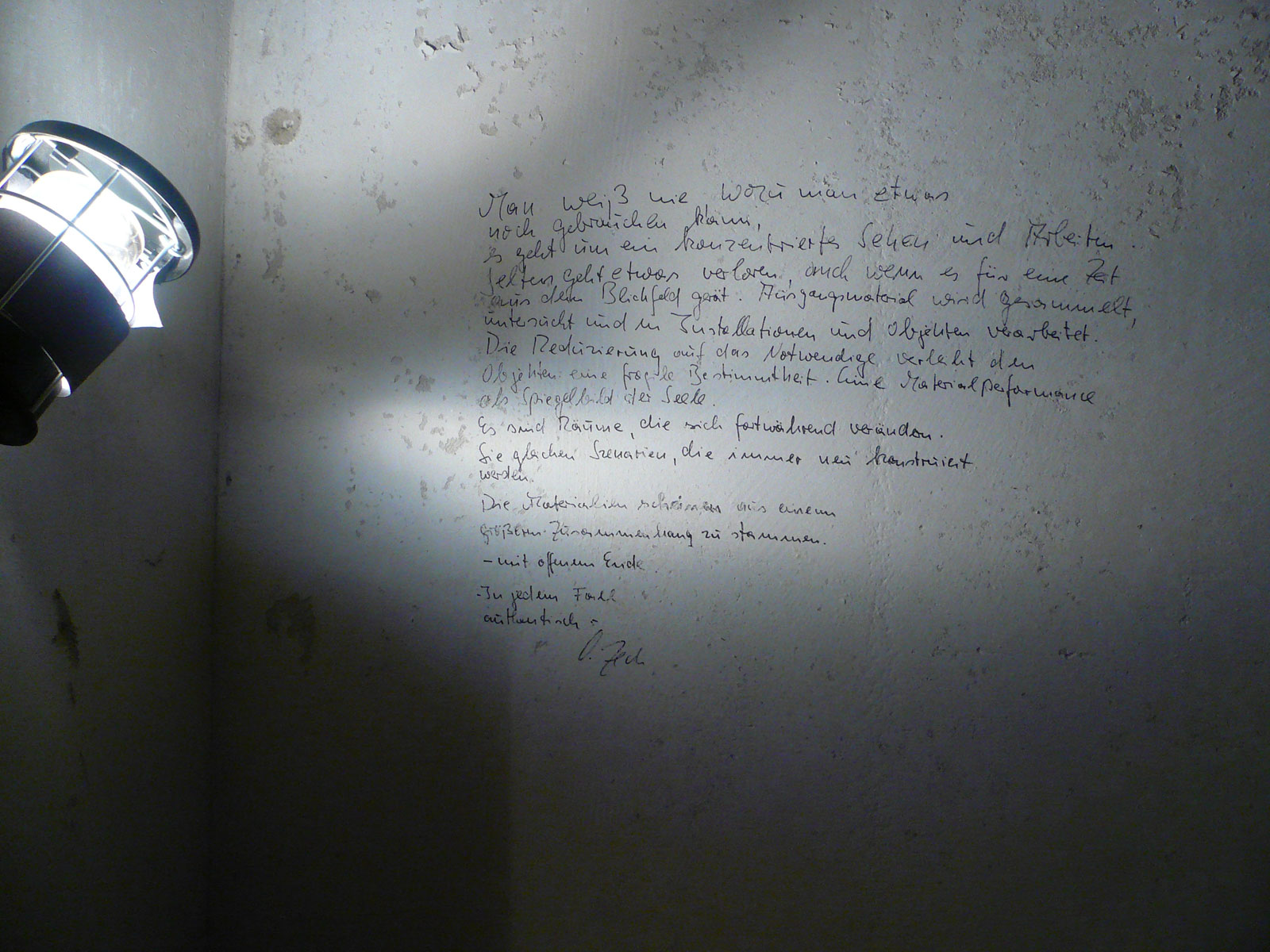 Ausgang - texte otto zech